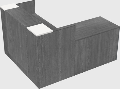 L-shaped modular reception