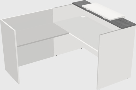 L-shaped modular reception