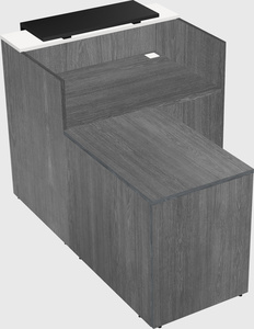 L-shaped modular reception