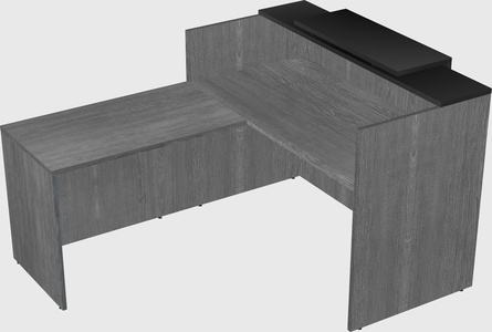 L-shaped modular reception