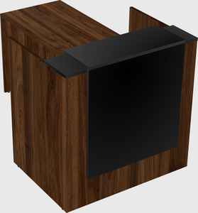 L-shaped modular reception