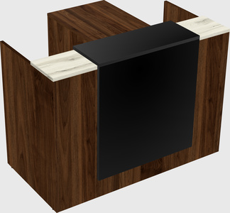L-shaped modular reception