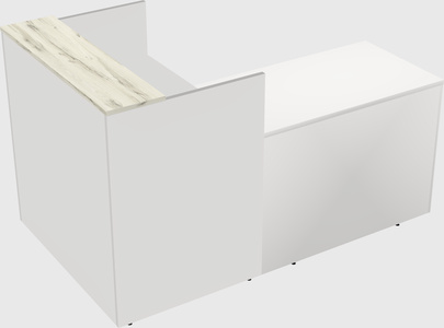 L-shaped modular reception