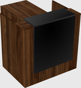 L-shaped modular reception
