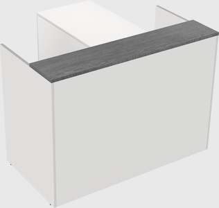 L-shaped modular reception