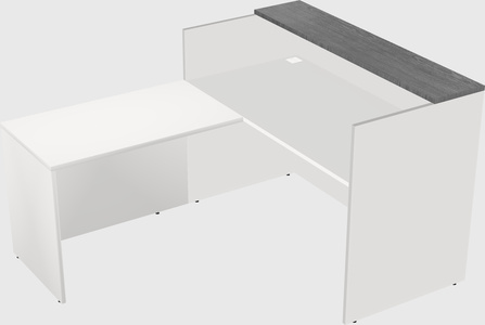 L-shaped modular reception