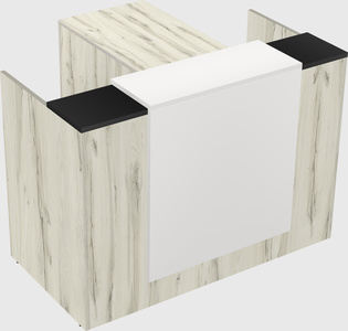 L-shaped modular reception