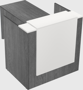 L-shaped modular reception