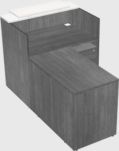 L-shaped modular reception