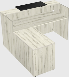 L-shaped modular reception