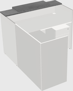 L-shaped modular reception