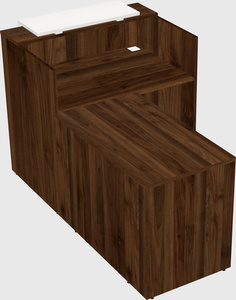 L-shaped modular reception