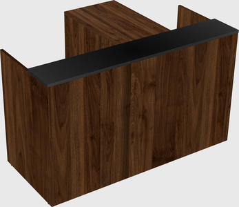 L-shaped modular reception