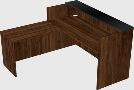 L-shaped modular reception