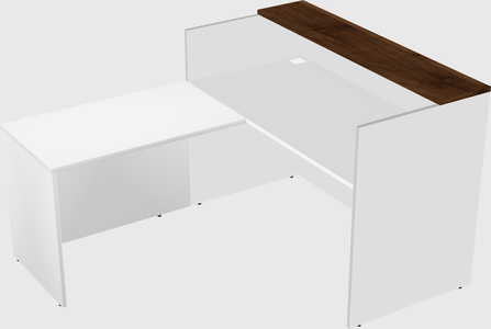 L-shaped modular reception