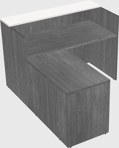 L-shaped modular reception