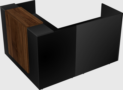 L-shaped modular reception