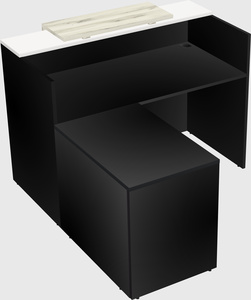 L-shaped modular reception