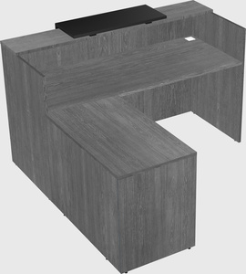 L-shaped modular reception