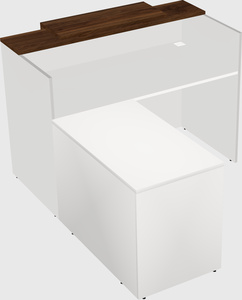L-shaped modular reception