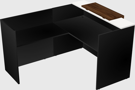 L-shaped modular reception