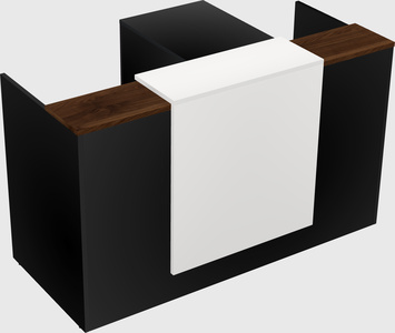 L-shaped modular reception