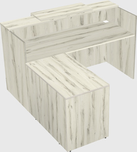 L-shaped modular reception