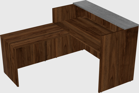 L-shaped modular reception