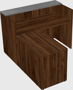 L-shaped modular reception