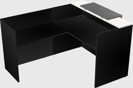 L-shaped modular reception