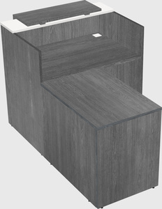 L-shaped modular reception