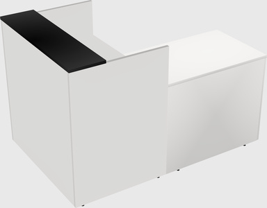 L-shaped modular reception