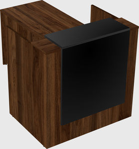 L-shaped modular reception