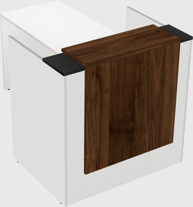 L-shaped modular reception