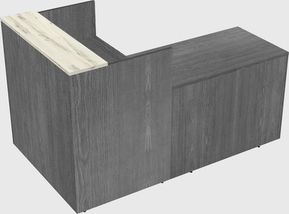 L-shaped modular reception