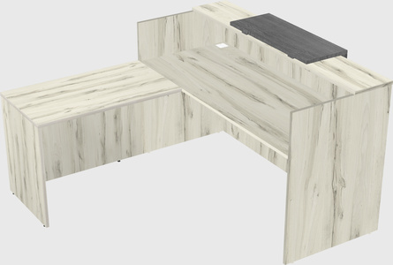 L-shaped modular reception