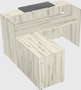 L-shaped modular reception