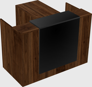 L-shaped modular reception