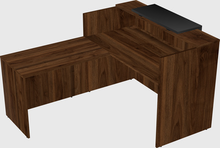 L-shaped modular reception