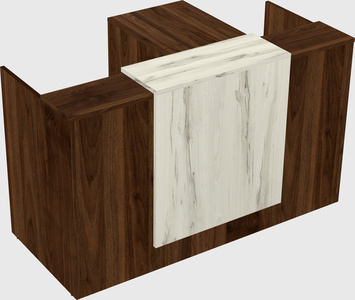 L-shaped modular reception