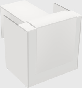 L-shaped modular reception