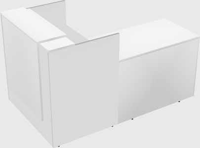 L-shaped modular reception