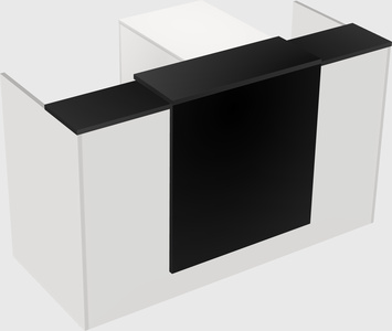 L-shaped modular reception
