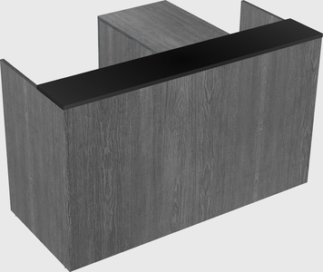 L-shaped modular reception
