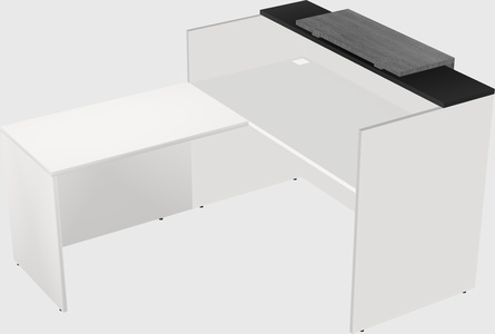 L-shaped modular reception