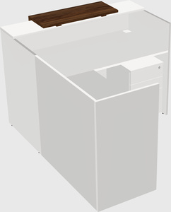L-shaped modular reception