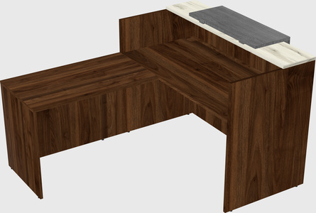 L-shaped modular reception