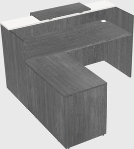 L-shaped modular reception