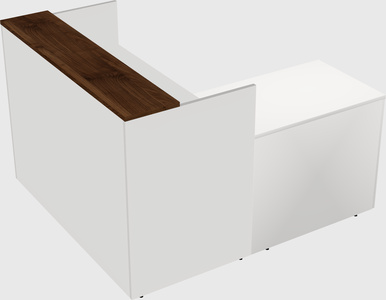 L-shaped modular reception