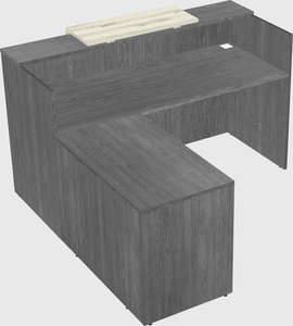 L-shaped modular reception